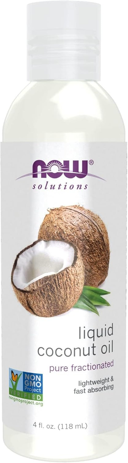 Nourishing Liquid Coconut Oil - 4 oz for Healthy Skin & Hair